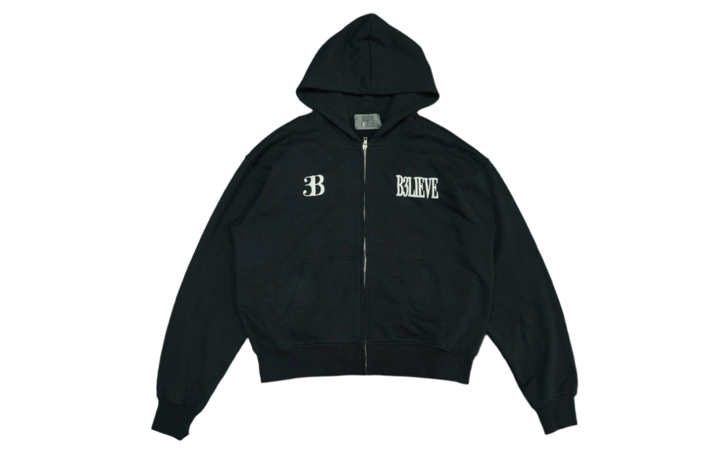 Focus On The Positive Zip Up Black