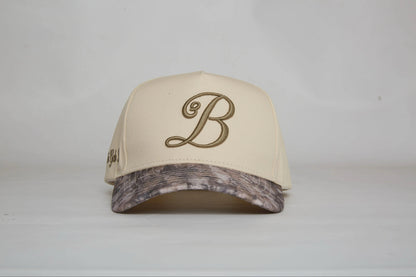 "B" Cap - Light Camo