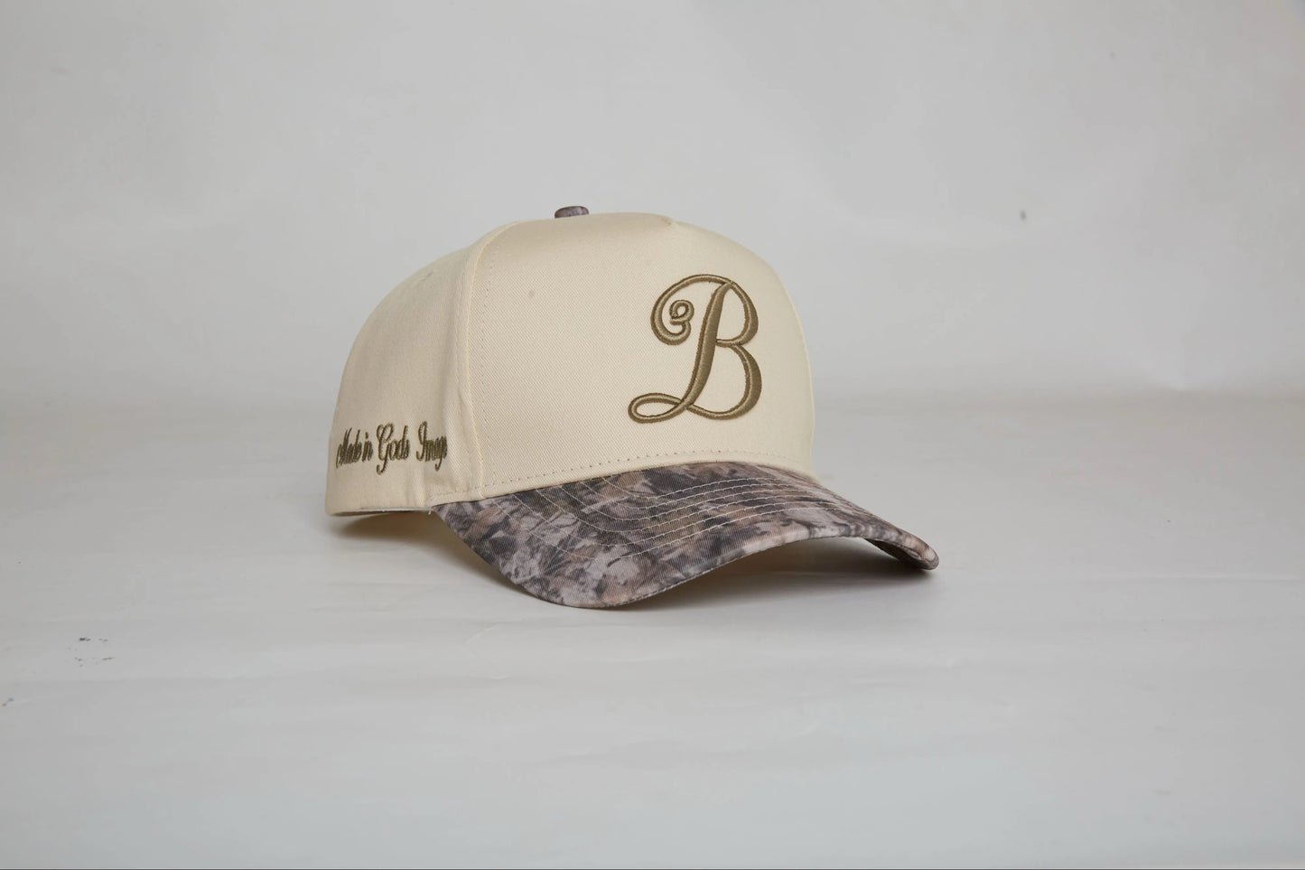 "B" Cap - Light Camo