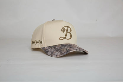 "B" Cap - Light Camo