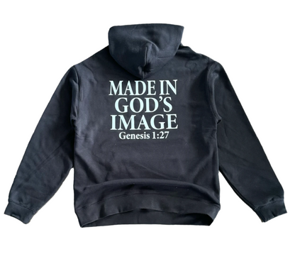 Made In God's Image Hoodie Black